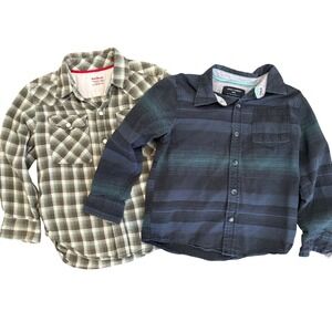 OshKosh & Ocean Current Kids Button Down Shirts Bundle Size 4T/5T‎ 120 cm
